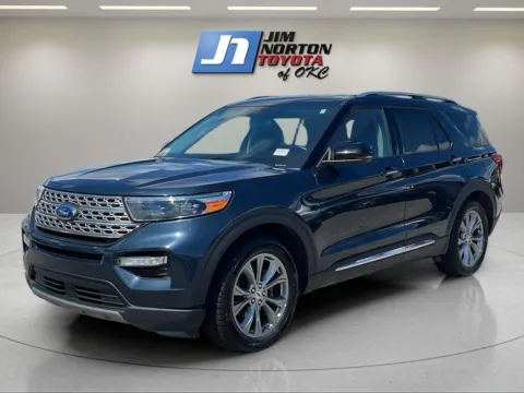 Blue 2023 Ford Explorer Limited for sale in Oklahoma City, OK