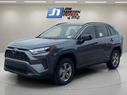 Gray 2025 Toyota RAV4 Hybrid LE for sale in Oklahoma City, OK