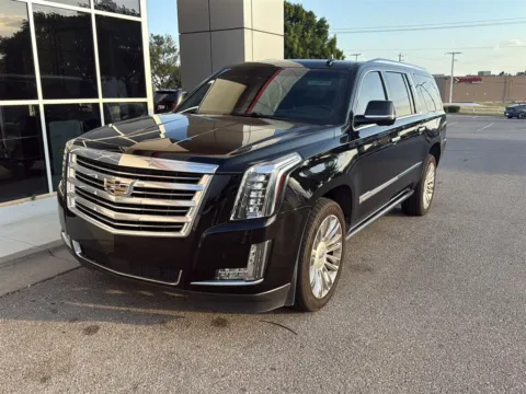 Black 2016 Cadillac Escalade ESV Platinum for sale in Oklahoma City, OK