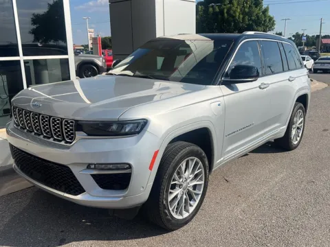 Silver 2022 Jeep Grand Cherokee 4xe Summit for sale in Oklahoma City, OK