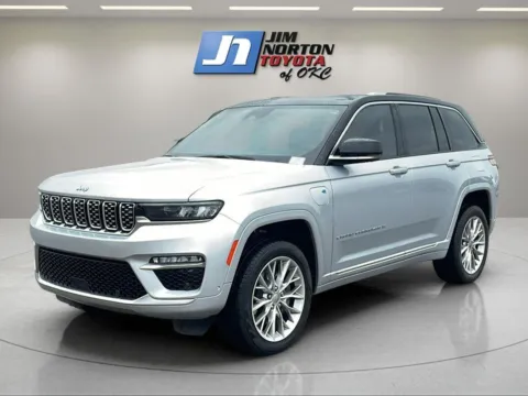 Silver 2022 Jeep Grand Cherokee 4xe Summit for sale in Oklahoma City, OK