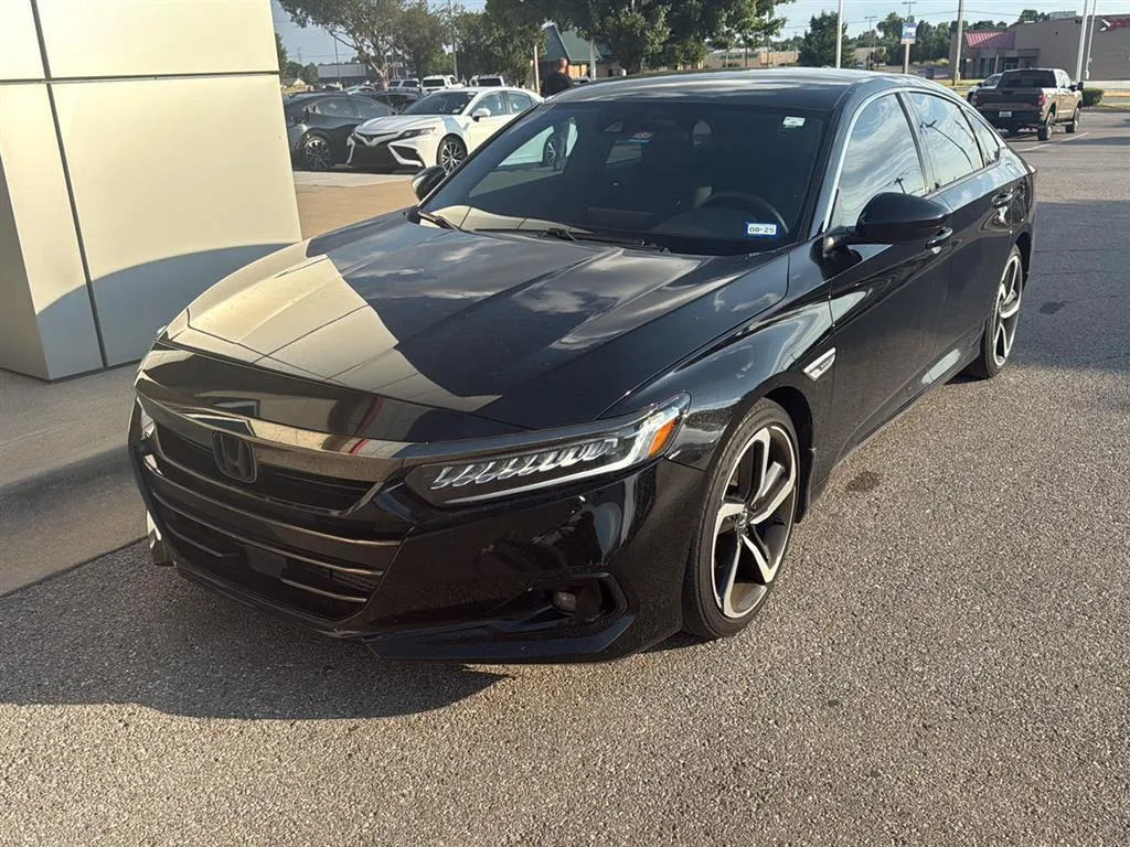 Black 2022 Honda Accord Sedan Sport for sale in Oklahoma City, OK