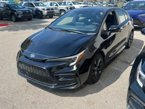 Black 2025 Toyota Corolla Hybrid XLE for sale in Oklahoma City, OK