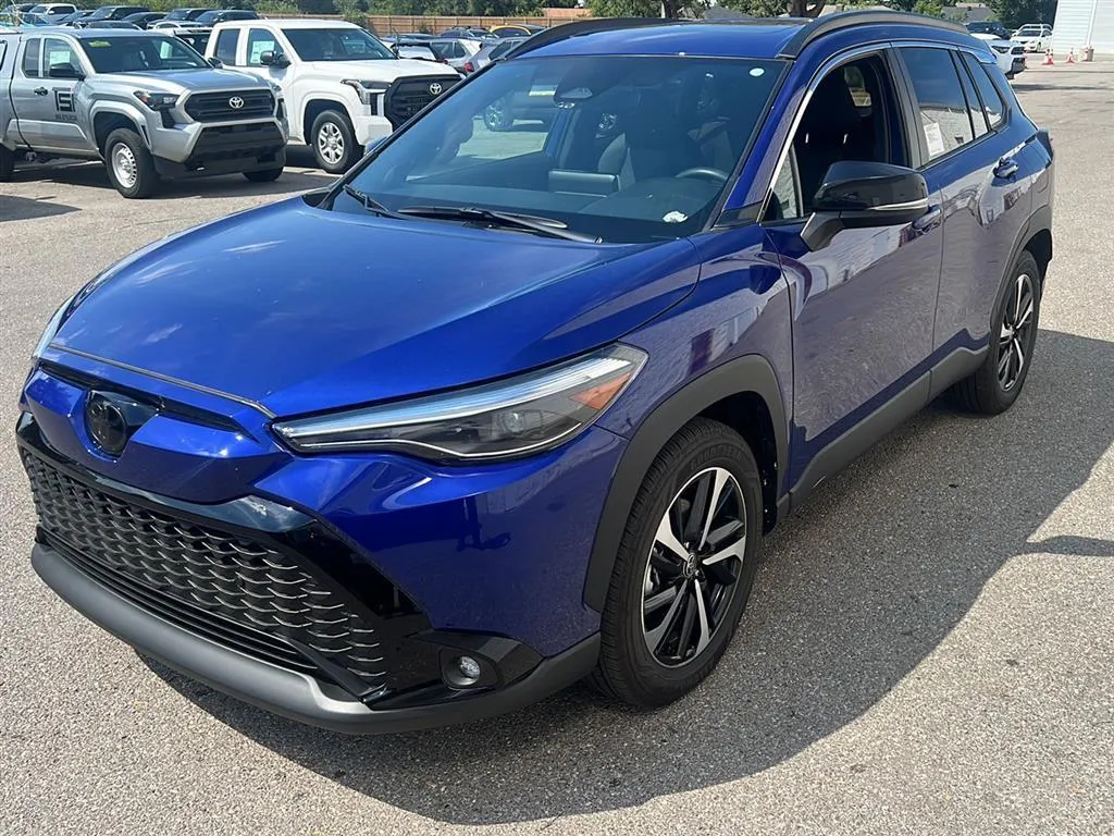 Blue 2025 Toyota Corolla Cross Hybrid XSE for sale in Oklahoma City, OK