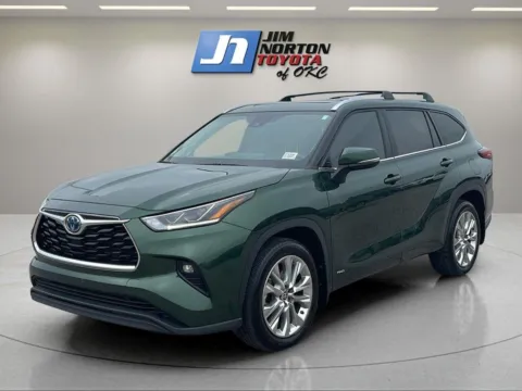 Green 2023 Toyota Highlander Hybrid Limited for sale in Oklahoma City, OK