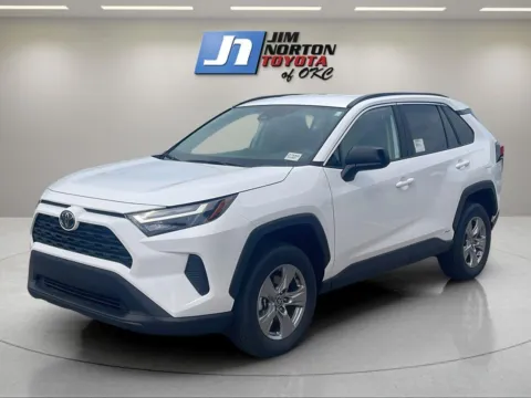 White 2025 Toyota RAV4 Hybrid LE for sale in Oklahoma City, OK