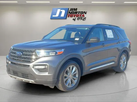 Gray 2021 Ford Explorer XLT for sale in Oklahoma City, OK