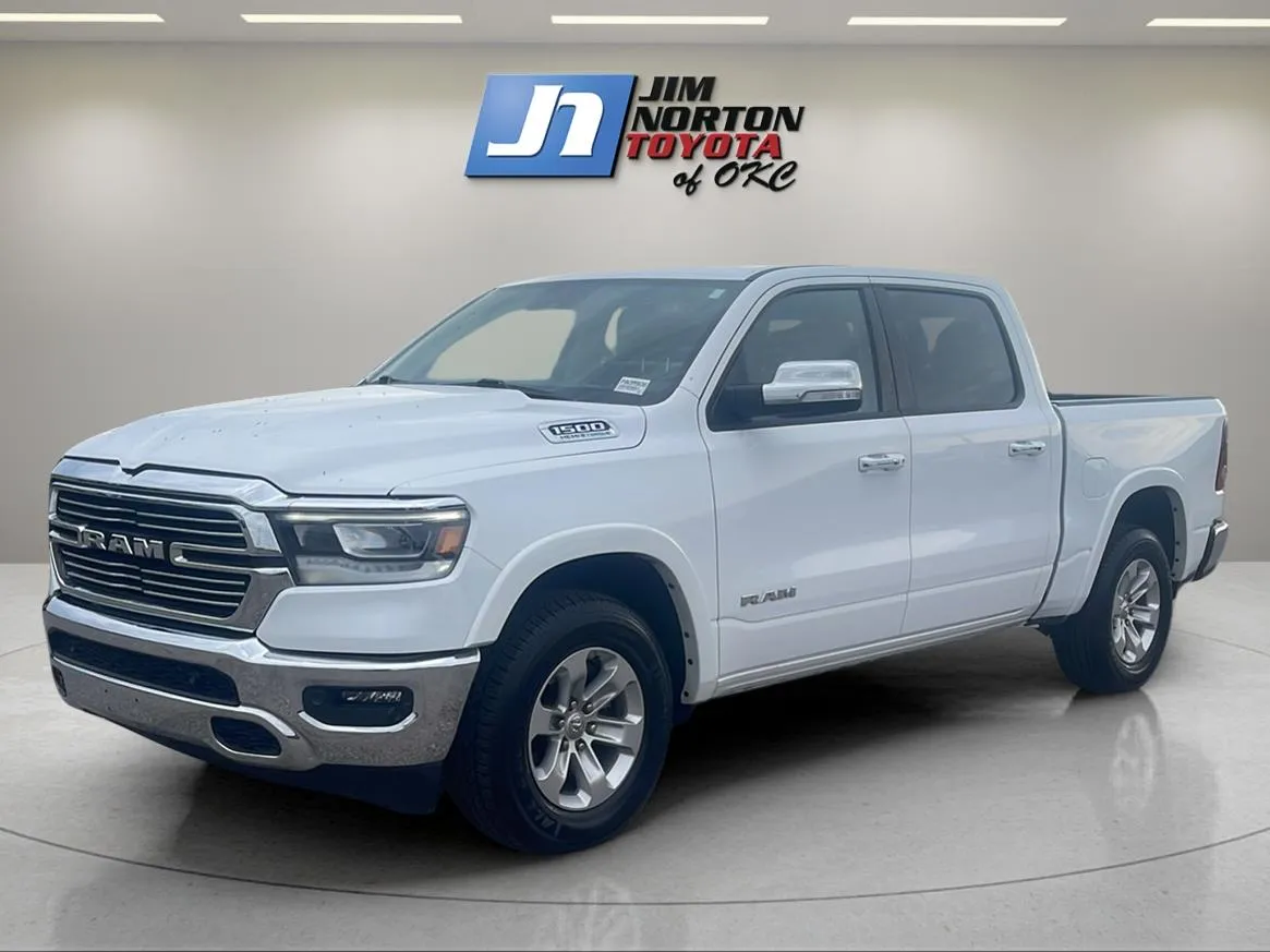 White 2022 Ram 1500 Laramie for sale in Oklahoma City, OK