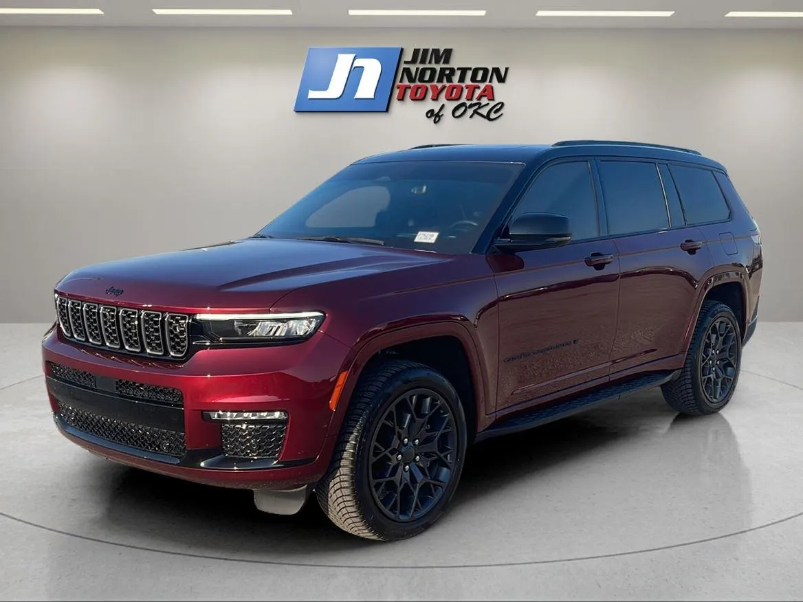 Red 2023 Jeep Grand Cherokee L Summit Reserve for sale in Oklahoma City, OK