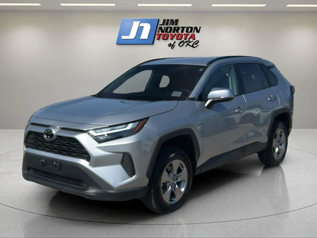 Silver 2023 Toyota RAV4 XLE for sale in Oklahoma City, OK
