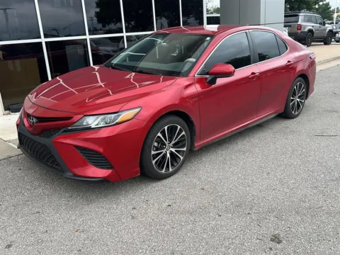 Red 2020 TOYOTA Camry for sale in Oklahoma City, OK