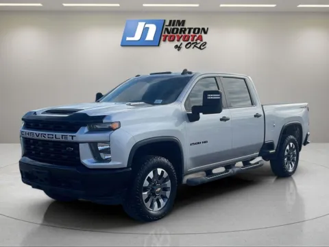 Silver 2022 Chevrolet Silverado 2500HD Custom for sale in Oklahoma City, OK