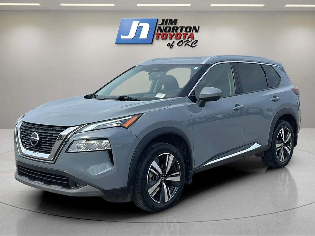 Gray 2021 Nissan Rogue SL for sale in Oklahoma City, OK