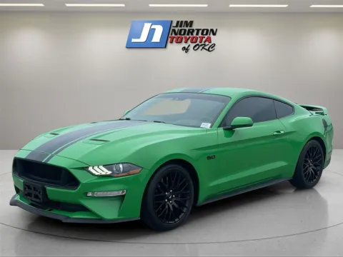 Green 2019 Ford Mustang GT Premium for sale in Oklahoma City, OK