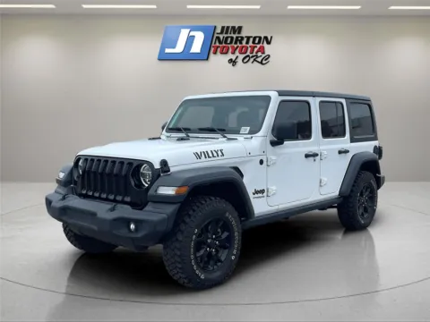 White 2020 Jeep Wrangler Unlimited Willys for sale in Oklahoma City, OK