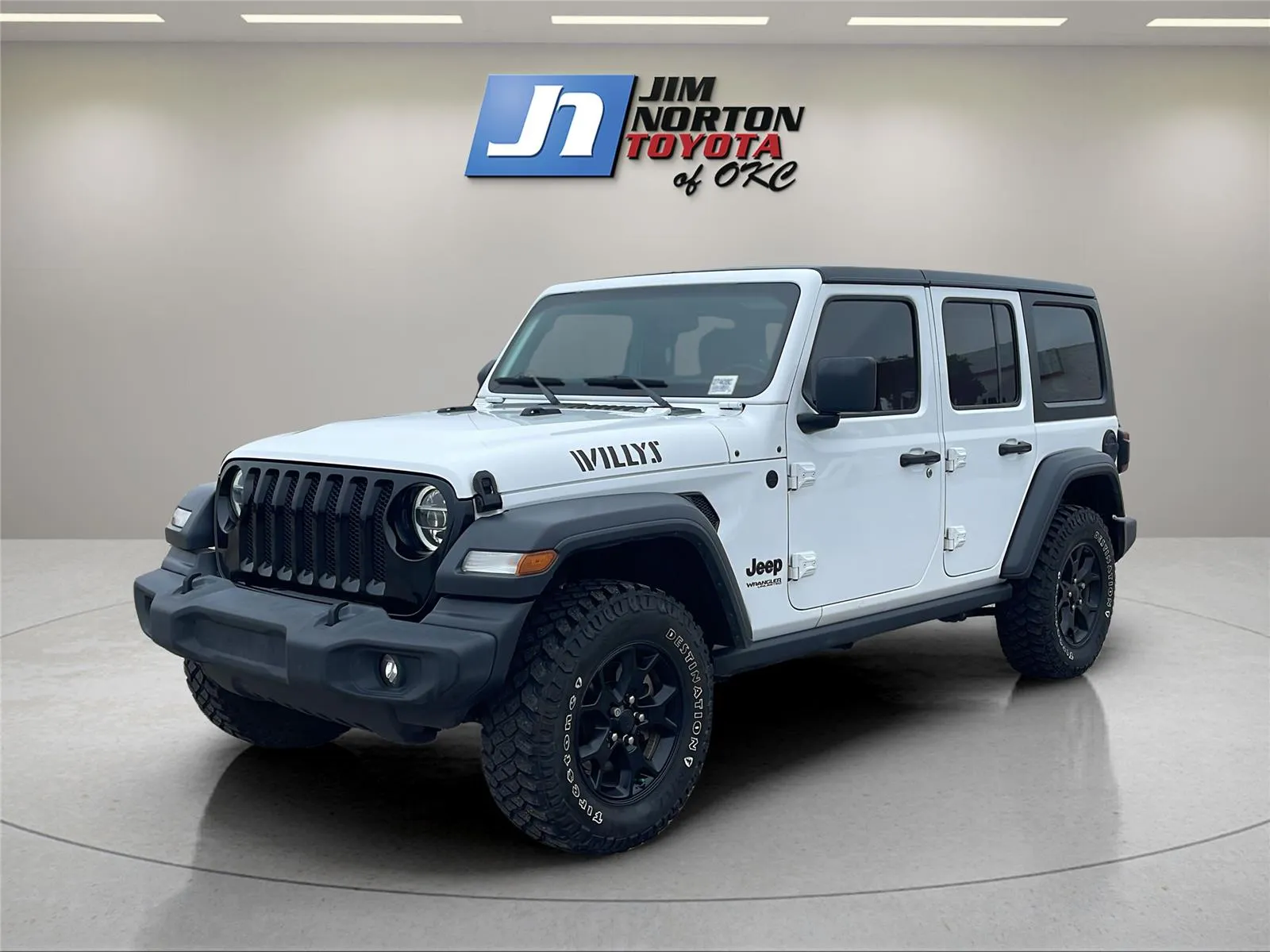 White 2020 Jeep Wrangler Unlimited Willys for sale in Oklahoma City, OK