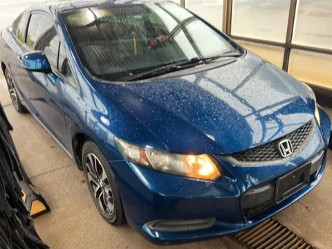 Blue 2013 Honda Civic Cpe EX for sale in Oklahoma City, OK