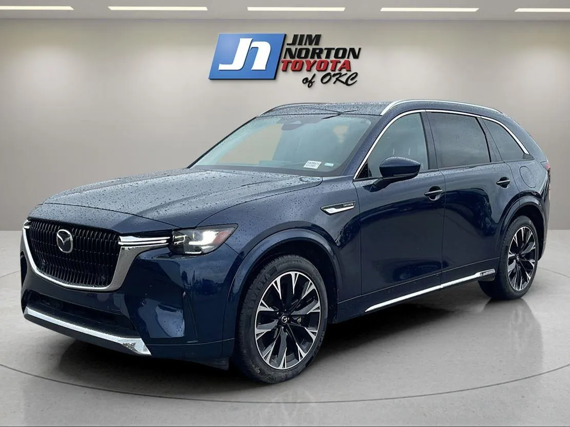 Blue 2024 Mazda CX-90 3.3 Turbo S for sale in Oklahoma City, OK