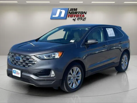 Gray 2021 Ford Edge Titanium for sale in Oklahoma City, OK