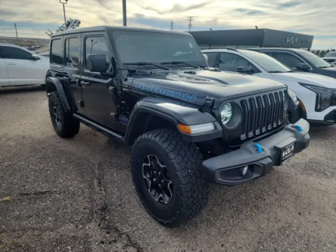 Photos of 2021 Jeep Wrangler 4xe Unlimited Rubicon for sale in Cheyenne, WY at Kia of Cheyenne