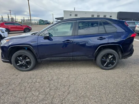 Blue 2021 Toyota RAV4 Hybrid XSE for sale in Cheyenne, WY