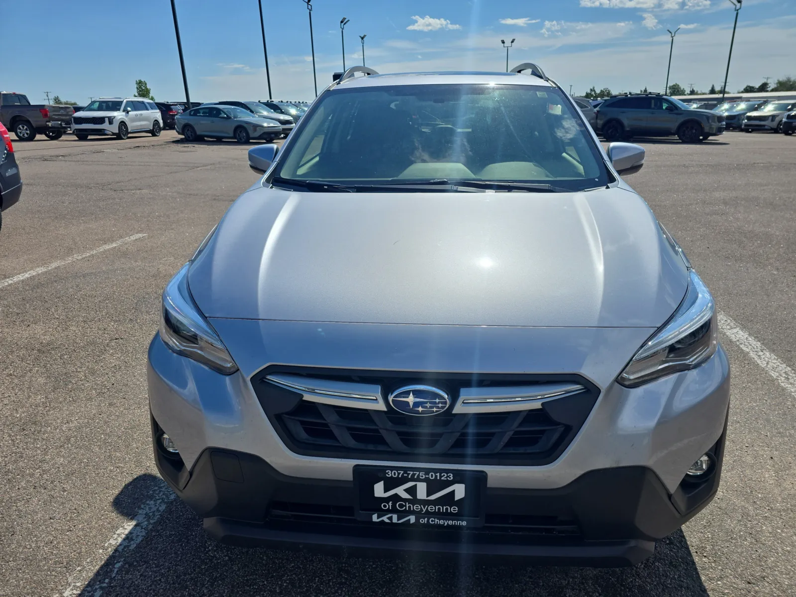 Silver 2023 Subaru Crosstrek Limited for sale in Cheyenne, WY