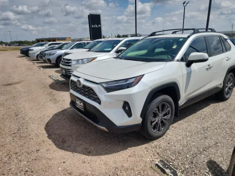 White 2022 Toyota RAV4 Hybrid Limited for sale in Cheyenne, WY