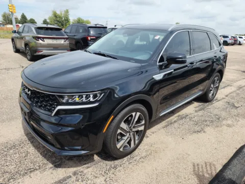 Black 2023 Kia Sorento Hybrid EX for sale in Cheyenne, WY