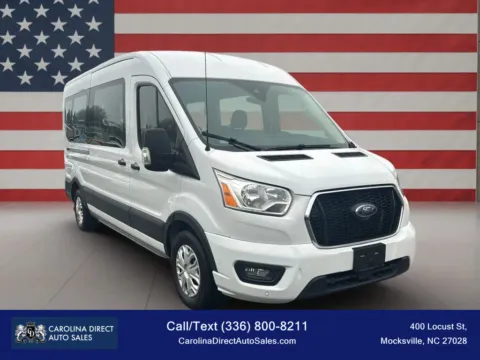 Another view of 2022 Ford Transit 350 Passenger Van XLT w/Medium Roof Van 3D for sale in Mocksville, NC at Carolina Direct Auto Sales