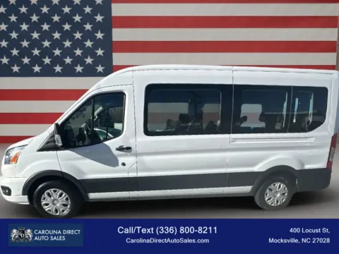White 2022 Ford Transit 350 Passenger Van XLT w/Medium Roof Van 3D for sale in Mocksville, NC