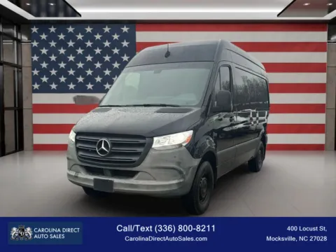 Black 2019 Mercedes-Benz Sprinter 1500 Cargo High Roof w/144' WB Van 3D for sale in Mocksville, NC