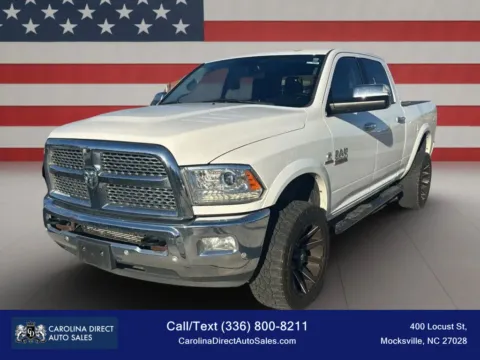White 2018 Ram 2500 Crew Cab Laramie Pickup 4D 6 1/3 ft for sale in Mocksville, NC
