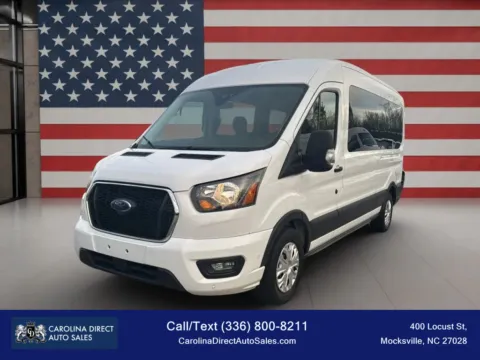 White 2023 Ford Transit 350 Passenger Van XLT w/Medium Roof Van 3D for sale in Mocksville, NC