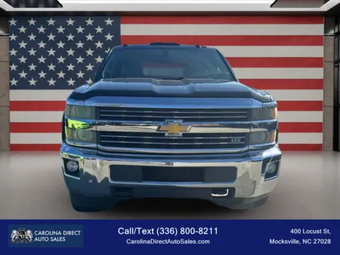 Photos of 2015 Chevrolet Silverado 3500 HD Crew Cab LTZ Pickup 4D 8 ft for sale in Mocksville, NC at Carolina Direct Auto Sales