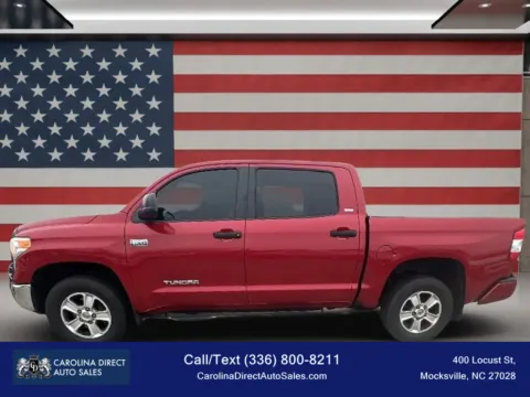 Red 2017 Toyota Tundra CrewMax SR5 Pickup 4D 5 1/2 ft for sale in Mocksville, NC