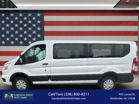 White 2022 Ford Transit 350 Passenger Van XLT w/Low Roof Van 3D for sale in Mocksville, NC