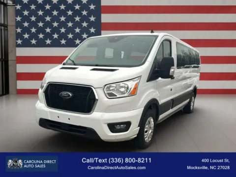 White 2022 Ford Transit 350 Passenger Van XLT w/Low Roof Van 3D for sale in Mocksville, NC