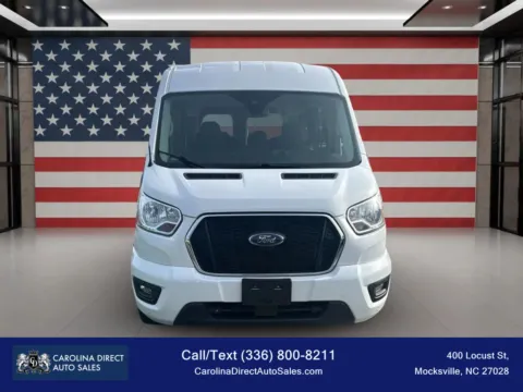 Photos of 2022 Ford Transit 350 Passenger Van XLT w/Medium Roof Van 3D for sale in Mocksville, NC at Carolina Direct Auto Sales