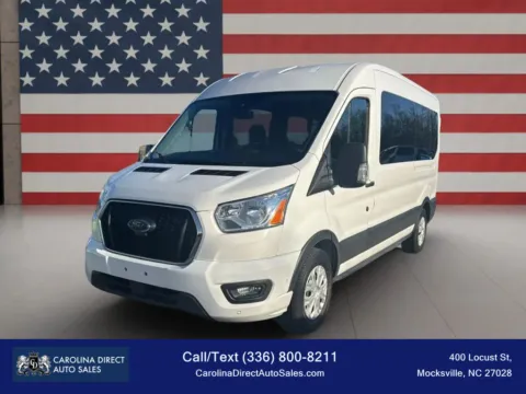 White 2021 Ford Transit 350 Passenger Van XLT w/Medium Roof Van 3D for sale in Mocksville, NC