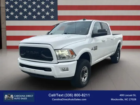 White 2018 Ram 2500 Crew Cab Big Horn Pickup 4D 6 1/3 ft for sale in Mocksville, NC