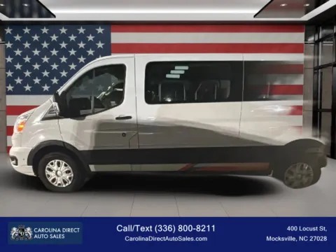 White 2021 Ford Transit 350 Passenger Van XLT w/Low Roof Van 3D for sale in Mocksville, NC