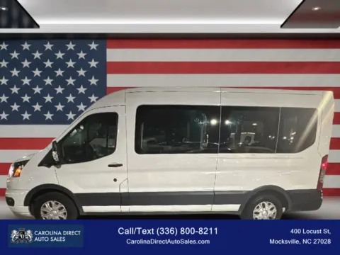 White 2023 Ford Transit 350 Passenger Van XLT w/Medium Roof Van 3D for sale in Mocksville, NC