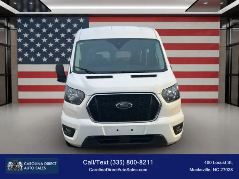Photos of 2023 Ford Transit 350 Passenger Van XLT w/Medium Roof Van 3D for sale in Mocksville, NC at Carolina Direct Auto Sales