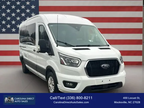 Another view of 2023 Ford Transit 350 Passenger Van XLT w/Medium Roof Van 3D for sale in Mocksville, NC at Carolina Direct Auto Sales