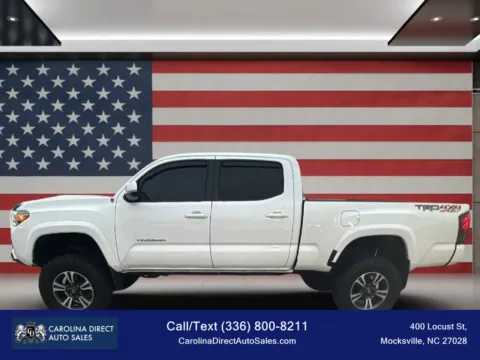 White 2017 Toyota Tacoma Double Cab TRD Sport Pickup 4D 6 ft for sale in Mocksville, NC
