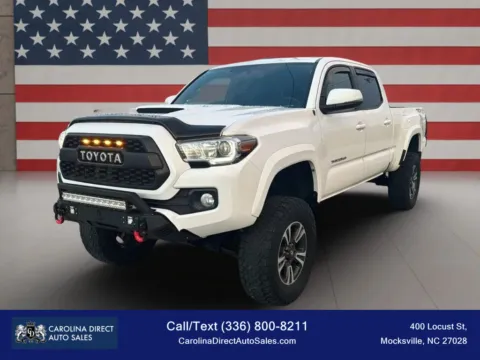White 2017 Toyota Tacoma Double Cab TRD Sport Pickup 4D 6 ft for sale in Mocksville, NC