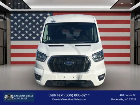 Photos of 2023 Ford Transit 350 Passenger Van XLT w/Medium Roof Van 3D for sale in Mocksville, NC at Carolina Direct Auto Sales