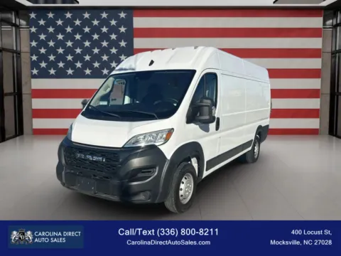 White 2023 Ram ProMaster Cargo Van 3500 High Roof Extended Van 3D for sale in Mocksville, NC