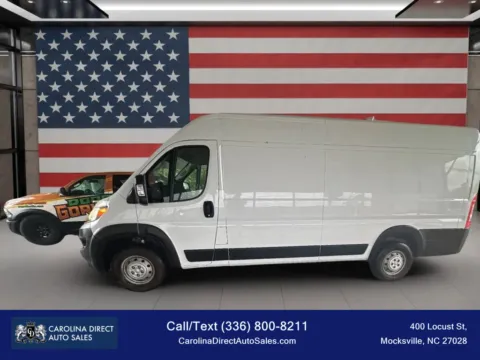 White 2023 Ram ProMaster Cargo Van 3500 High Roof Extended Van 3D for sale in Mocksville, NC