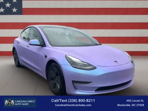 Another view of 2021 Tesla Model 3 Standard Range Plus Sedan 4D for sale in Mocksville, NC at Carolina Direct Auto Sales